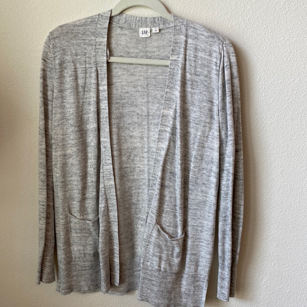 Gap Grey Heather Cardigan